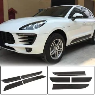 Молдинги дверей (2014-2021, Карбон) Porsche Macan 2014-2024 рр. фото 1