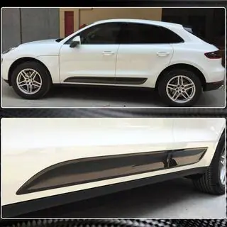 Молдинги дверей (2014-2021, Карбон) Porsche Macan 2014-2024 рр. фото 4