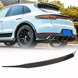 Спойлер нижній (2021+, Карбон) Porsche Macan 2014-2024 рр. фото 1