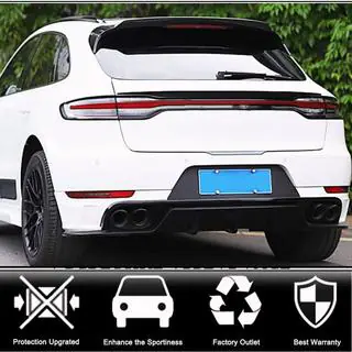 Спойлер нижній (2021+, Карбон) Porsche Macan 2014-2024 рр. фото 2