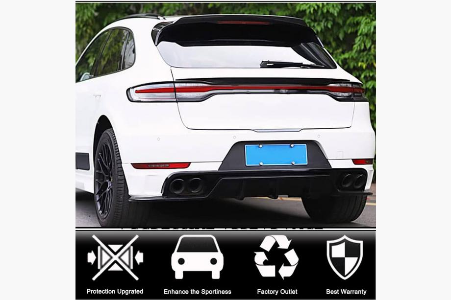 Porsche Macan 2014-2024 рр. Спойлер нижній (2021+, Карбон) Фото 2