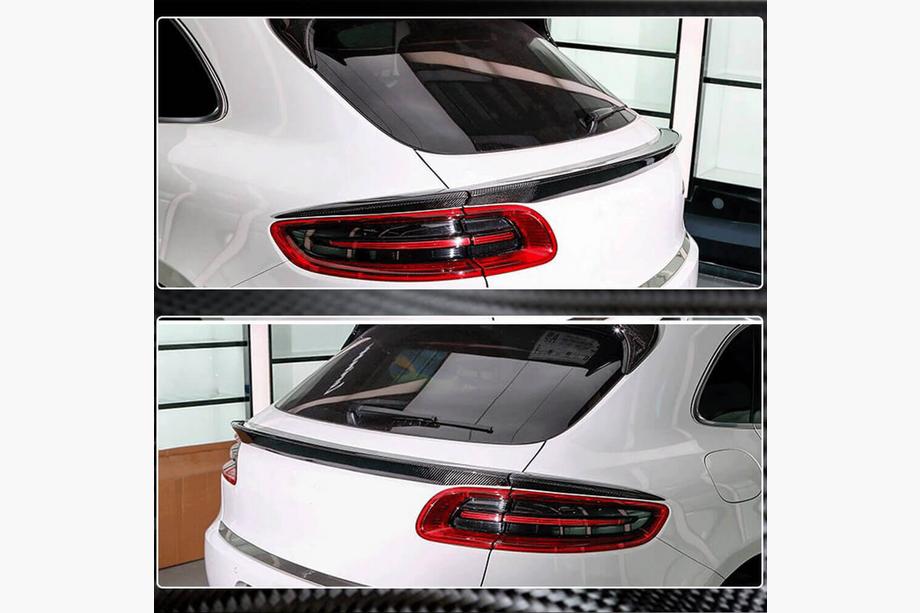 Porsche Macan 2014-2024 рр. Спойлер нижній (2014-2018, Пластик) Фото 5