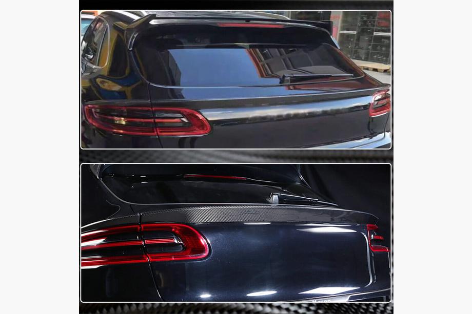 Porsche Macan 2014-2024 рр. Спойлер нижній (2014-2018, Пластик) Фото 6