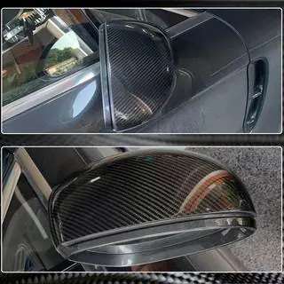 Накладки на дзеркала (2016-2020, Карбон) Porsche Panamera 2016-2023 рр. фото 3