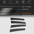 Porsche Panamera 2016-2023 рр. Накладки на стійки дверей (2016-2020, Карбон) фото 5