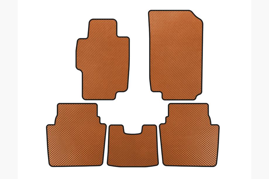 Honda Accord VII 2002-2007 рр. Килимки EVA (SD, Помаранчевий) Image