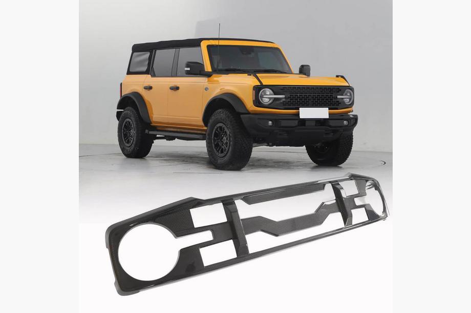 Ford Bronco 2021- рр. Решітка радіатора V1 (Карбон) Image