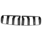 Ford Mustang 2024- рр. Накладки на задні ліхтарі (Карбон) фото 7