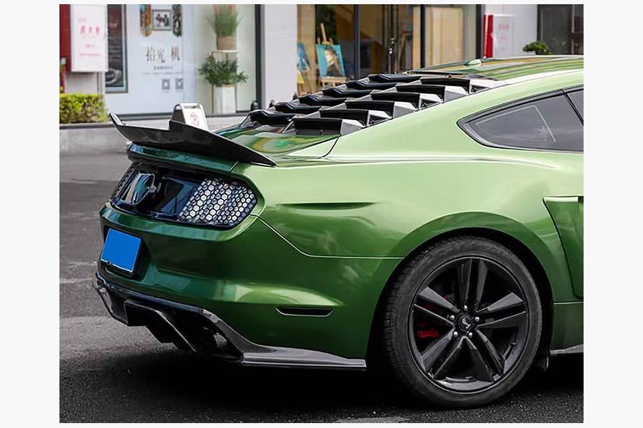 Ford Mustang 2015-2023 рр. Спойлер V7 (Карбон) Фото 3
