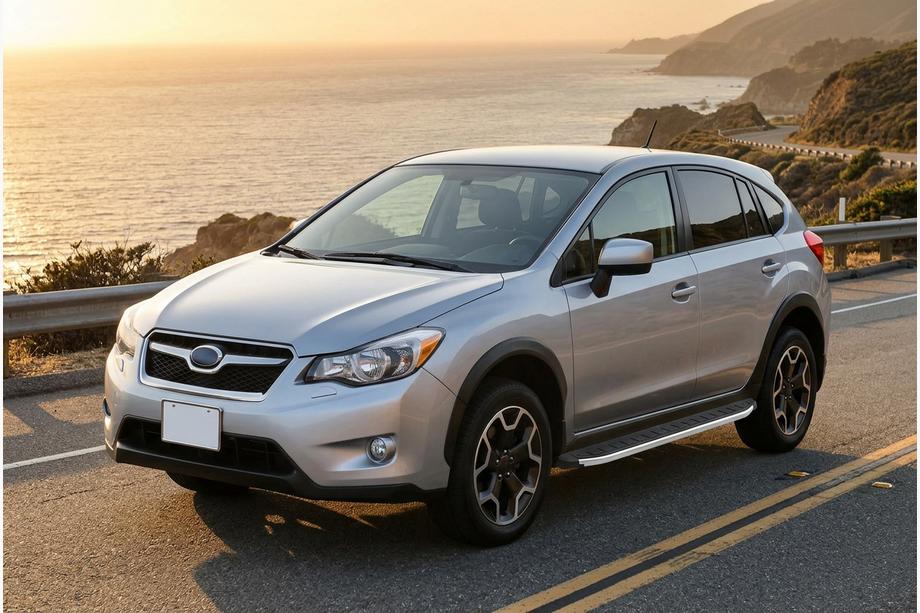 Subaru XV 2011-2017 рр. Бокові пороги Fullmond (2 шт., алюм) Image
