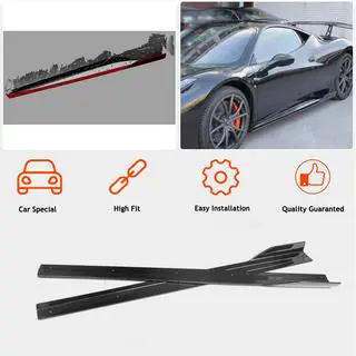 Бокові пороги (2011-2013, Карбон) Ferrari 458 Italia 2009-2015 рр. фото 2