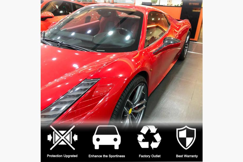 Ferrari 458 Italia 2009-2015 рр. Накладки на дзеркала (Карбон) Фото 3