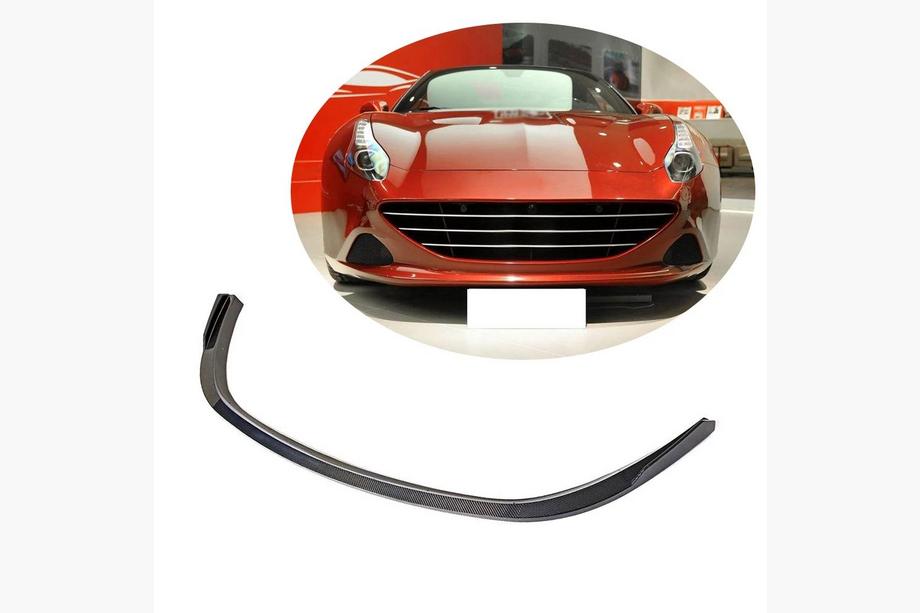 Ferrari California 2008-2017 рр. Накладка на передній бампер Lip (2015-2018, Карбон) Фото 1