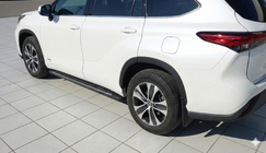 Toyota Highlander 2019- рр. Бокові підніжки OEM (2024+, 2 шт., Алюміній) фото 1