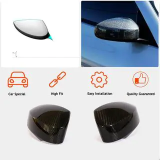 Накладки на дзеркала (2003-2006, Карбон) Nissan 350Z 2002-2009 рр. фото 3