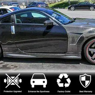 Накладки на дзеркала (2003-2006, Карбон) Nissan 350Z 2002-2009 рр. фото 4