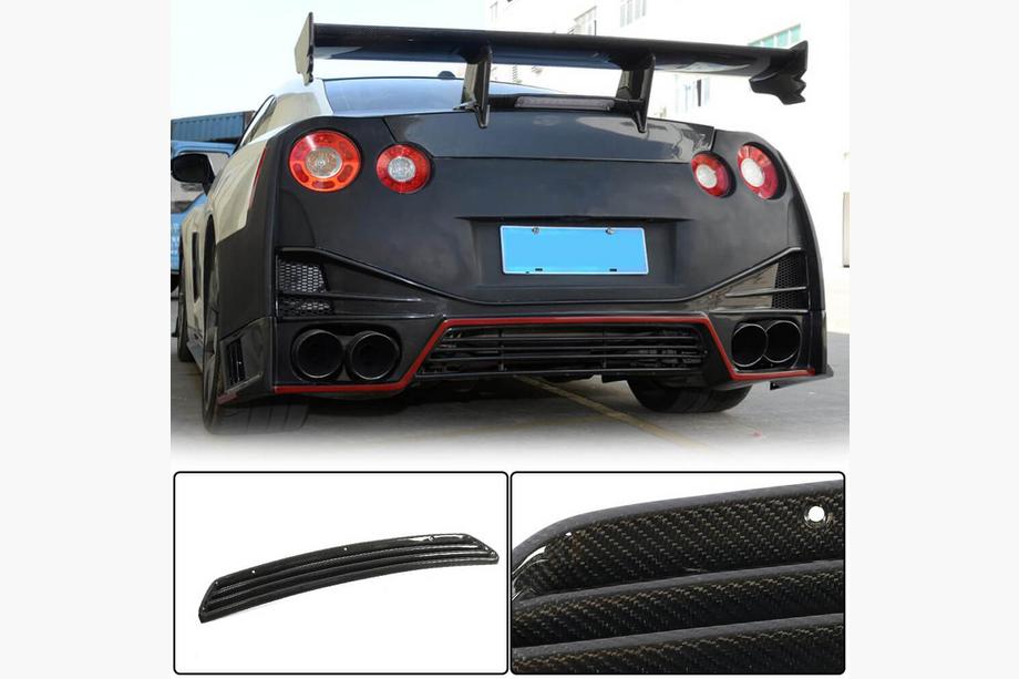 Nissan GT-R 2008-2025 рр. Дифузор заднього бампера (2009-2015, Карбон) Image