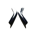 Nissan GT-R 2008-2025 рр. Накладки на передній бампер (2009-2015, Карбон) фото 5