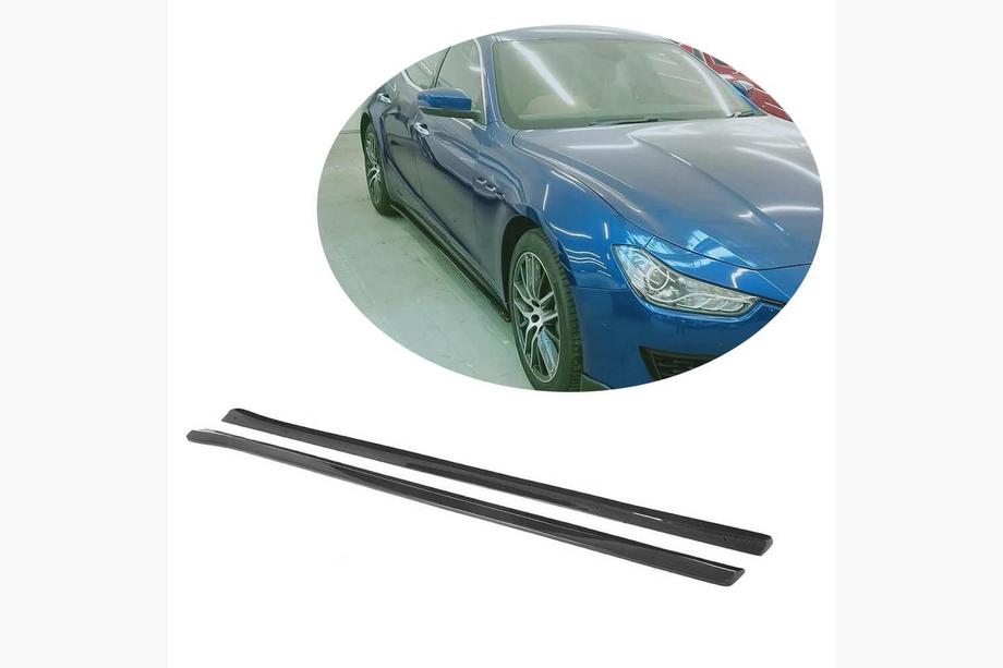 Бокові пороги V1 (для Base/S/S Q4, Карбон) Image