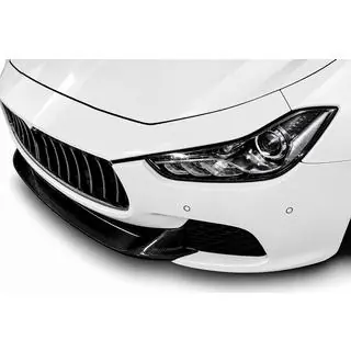 Накладка на передній бампер Lip V2 (для Base/S/S Q4 2013-2017, Карбон) фото 1