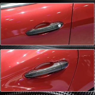 Накладки на ручки (Карбон) Maserati Ghibli 2013-2023 рр. фото 4