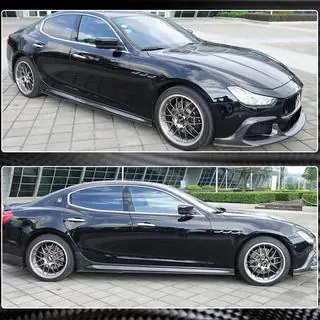 Бокові пороги V3 (для Base/S/S Q4/Diesel/250 Diesel, Карбон) фото 4
