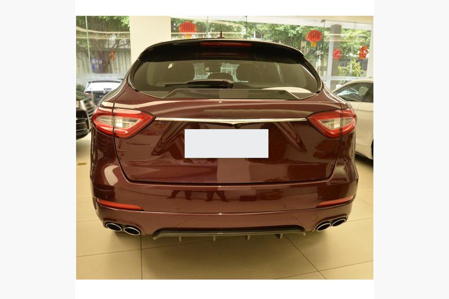 Maserati Levante 2016- рр. Дифузор заднього бампера V2 (для Base/S, Карбон) Фото 3
