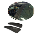 Maserati Quattroporte 2013-2023 рр. Накладки на дверні стійки (2013-2017, Карбон) фото 3