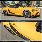 Toyota Supra 2019- рр. Накладки на двері (Карбон) фото 6