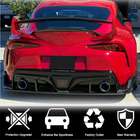 Toyota Supra 2019- рр. Дифузор заднього бампера V2 (Карбон) фото 3