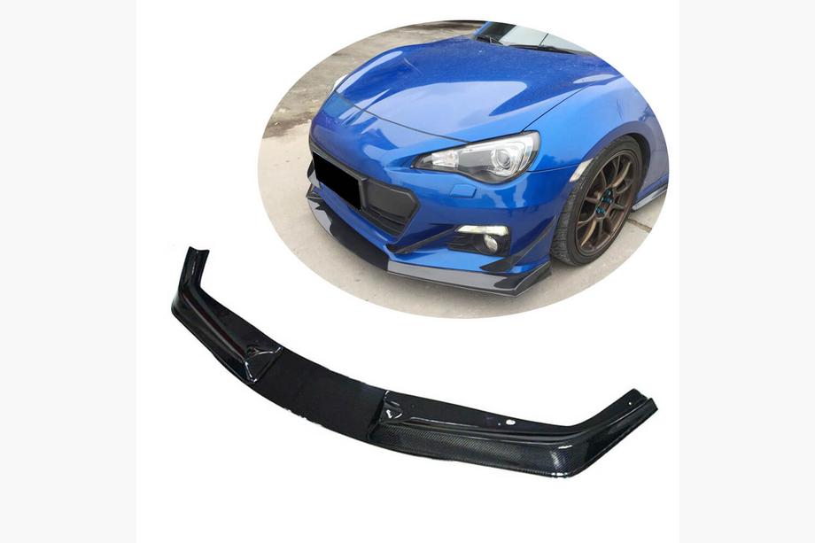 Накладка на передній бампер Lip V2 (Карбон) Image