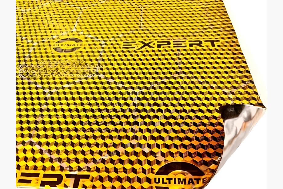 Вібропоглинаючий лист ULTIMATE EXPERT RED GOLD 4 мм (50х35 см) Image Вібропоглинаючий лист ULTIMATE EXPERT RED GOLD 4 мм (50х35 см) Image