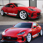 Subaru BRZ 2021- рр. Накладки на задній бампер (2021-2023, Карбон) фото 2