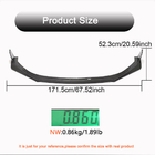 Накладка на передній бампер Lip V1 (2021-2023, Карбон) фото 6