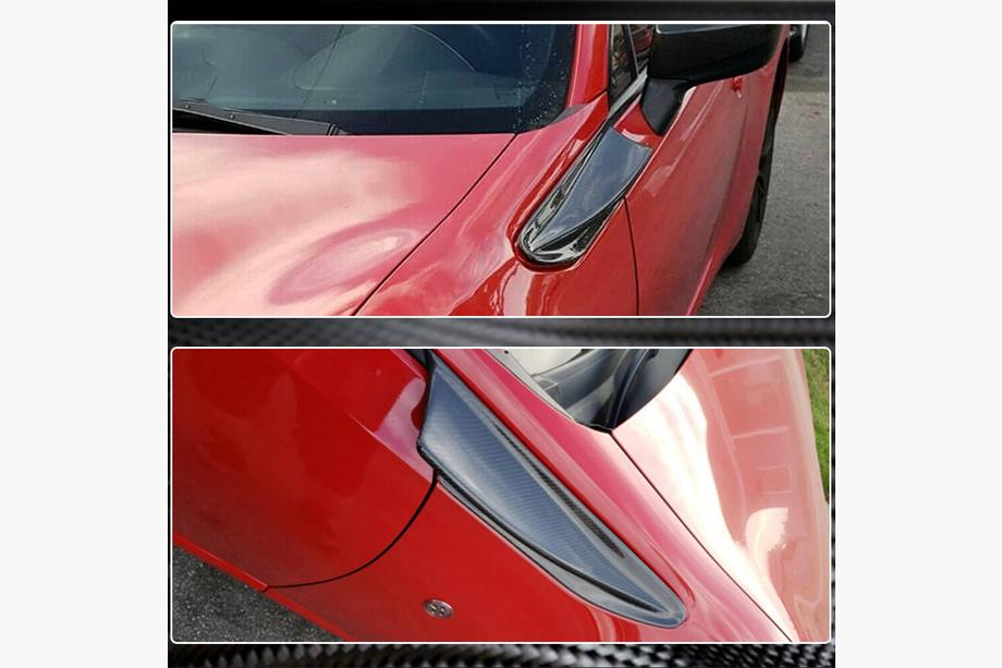 Subaru BRZ 2012-2021 рр. Накладки на передні крила (Карбон) Фото 5