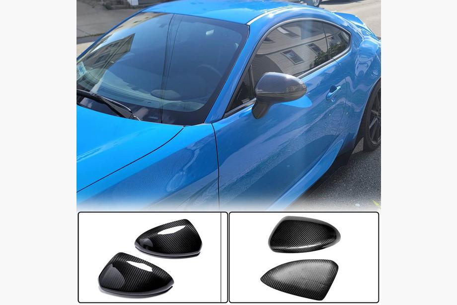 Subaru BRZ 2021- рр. Накладки на дзеркала (Карбон) Image