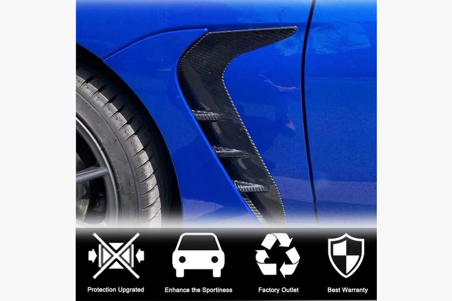 Subaru BRZ 2021- рр. Накладки на крила (Карбон) Фото 3