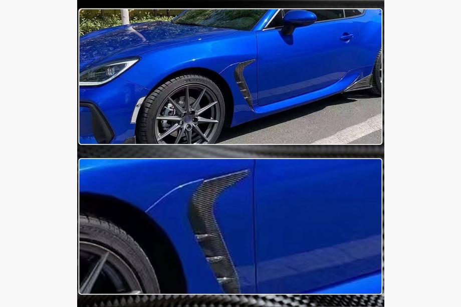 Subaru BRZ 2021- рр. Накладки на крила (Карбон) Фото 4