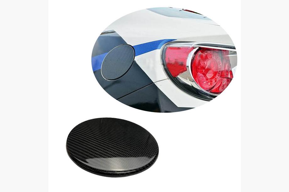 Subaru BRZ 2012-2021 рр. Накладка на люк бензобака (Карбон) Фото 1