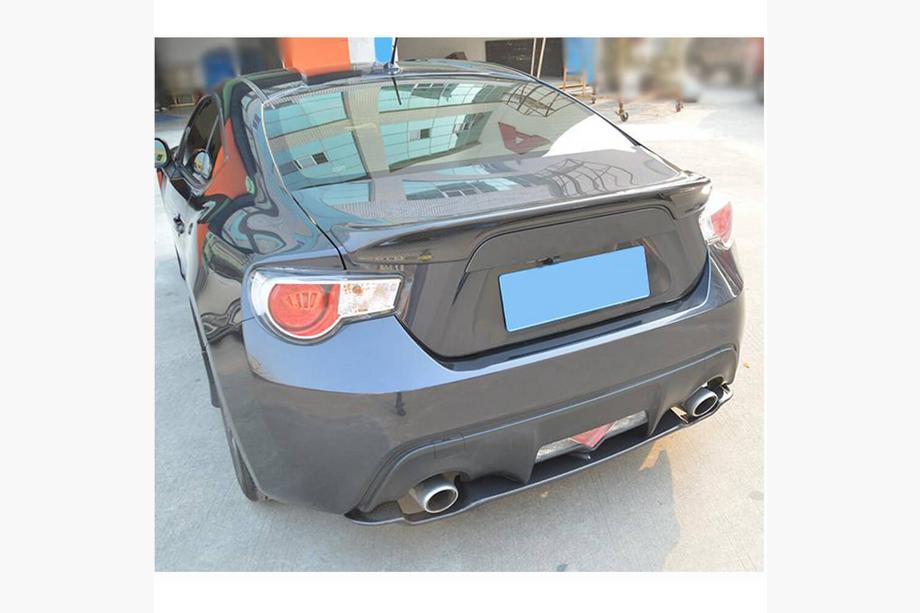 Subaru BRZ 2012-2021 рр. Дифузор заднього бампера V2 (Карбон) Фото 2