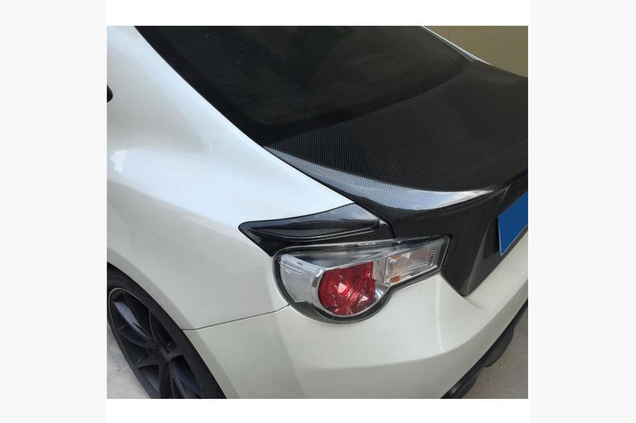 Subaru BRZ 2012-2021 рр. Накладки на задні крила (Карбон) Фото 3