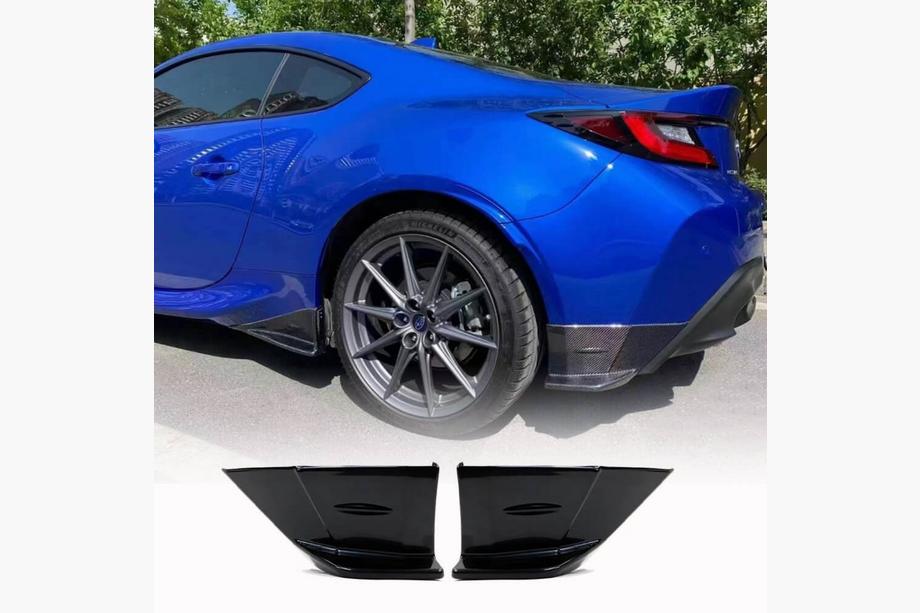Subaru BRZ 2021- рр. Накладки на передній бампер (Пластик) Фото 1