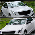Cadillac ATS 2012-2019 рр. Кришки дзеркал (Карбон) фото 5