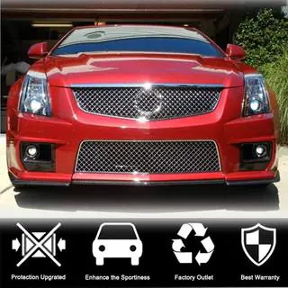 Накладки на передній бампер Flap (для CTS V Coupe, Карбон) фото 2