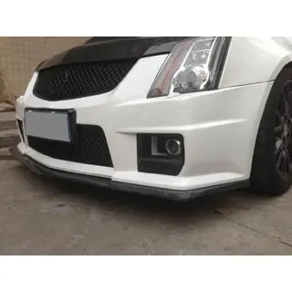 Накладка на передній бампер Lip V1 (для CTS V Coupe, Карбон) фото 2