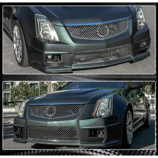 Накладки на передній бампер (для CTS V Coupe, Карбон) фото 2
