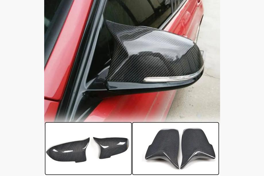 BMW 7 серія F01/F02 2008-2015 рр. Кришки дзеркал V1 (Карбон) Фото 2