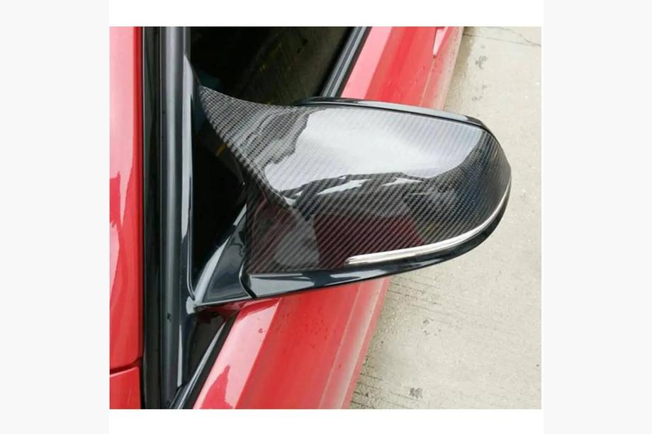 BMW 7 серія F01/F02 2008-2015 рр. Кришки дзеркал V1 (Карбон) Фото 1