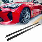 Kia Stinger 2017-2023 рр. Бокові пороги (Карбон) фото 1