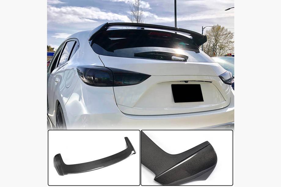 Mazda 3 2013-2019 рр. Спойлер V1 (HB, Карбон) Image